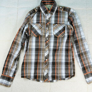 #01 Supply Co. Western Button Up Pearl Snap Small